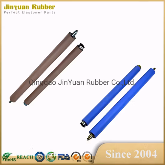 Rolo de borracha de poliuretano de fábrica na China para transportador industrial